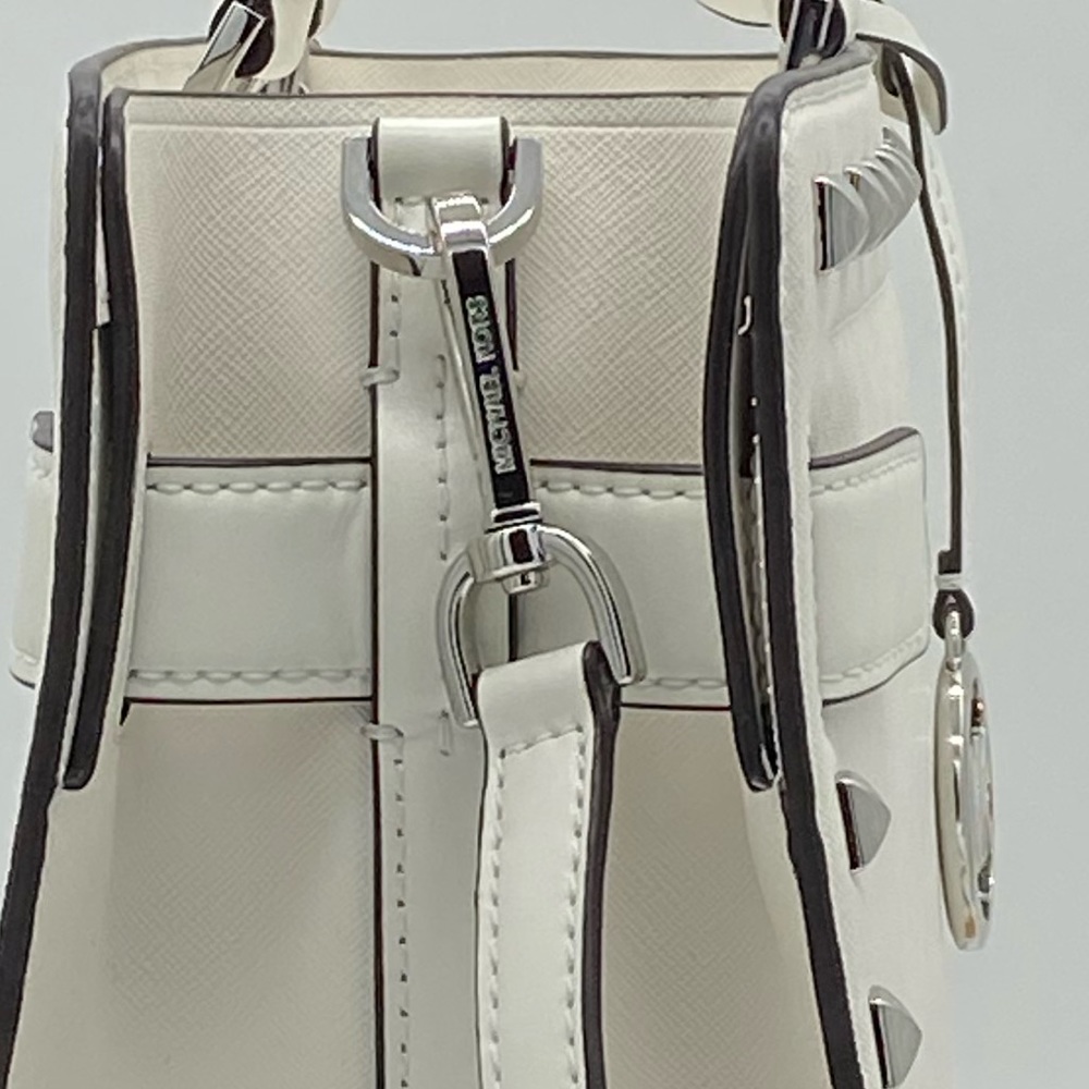 MICHAEL KORS RAYNE MEDIUM EW SATCHEL OPTIC WHITE - Picture 11 of 16